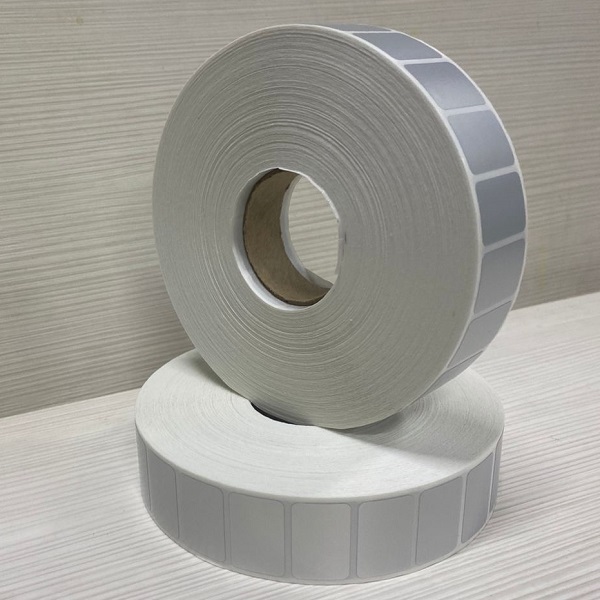 25мм*16мм 5000шт/рулон ТермоТрансферные этикетки PET-M Серебро Матовый Полиэстер