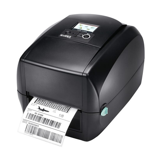 Принтер Godex RT863i (термотрансферный, 600 dpi, USB+RS232+Ethernet, шир. печати 105,6 мм)