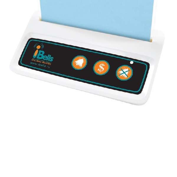 iBells-316 Кнопка вызова с подставкой трехкнопочная Белый