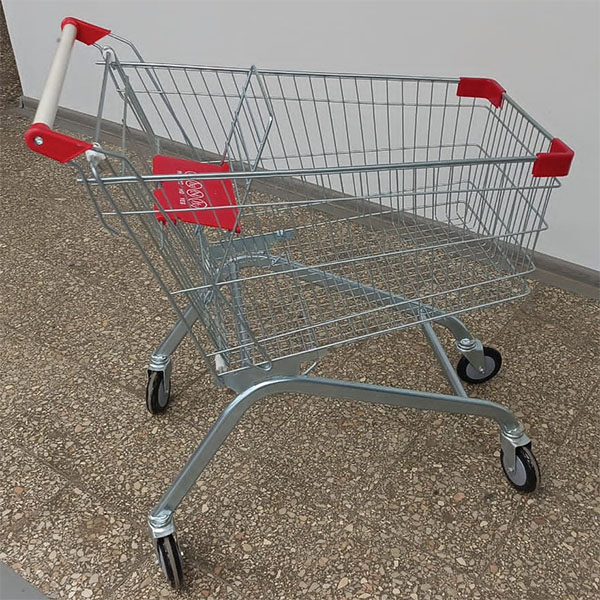 Тележка покупательская с детским сиденьем 125 литров Оцинкованная сталь Разные цвета (тележка покупателя 125 л)
