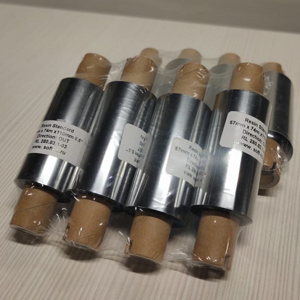 Риббон RESIN 57*74-110 Standart OUT Черный