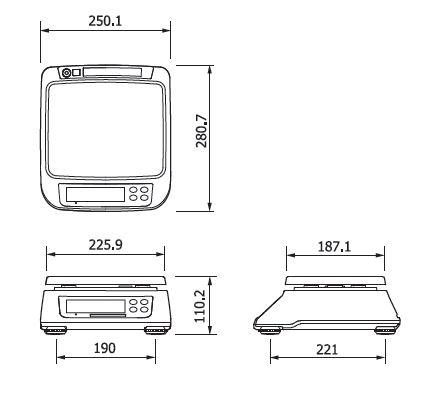 CAS SWN 3/15/30 SD весы фасовочные порционные (CAS SWN 03, CAS SWN 15, CAS SWN 30)