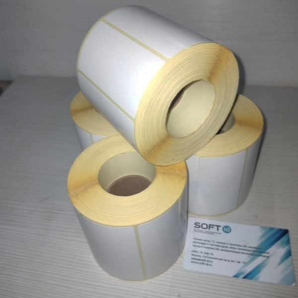 Этикетка 80*40/40-1000 ЭКО Термо, белая (80х40 эко)