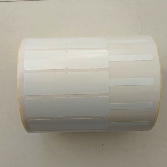 Этикетки для бижутерии (маркировка бижутерии и ювелирных изделий) 30*16 мм с хвостиком, 2000 шт/втулка 40 мм