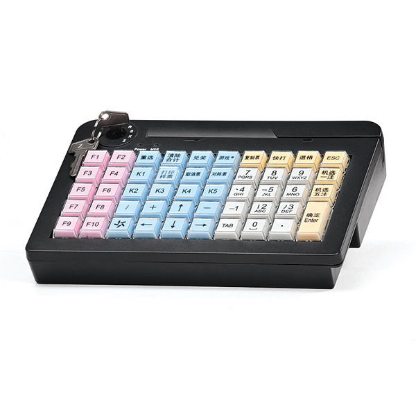 Программируемая клавиатура АТОЛ KB-50 U (rev.2) черная с ридером магнитных карт на 1-3 дорожки (42 289)