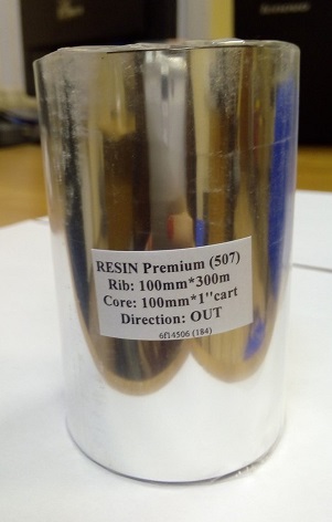 Риббон Resin Premium OUT 100х300х1" Черный
