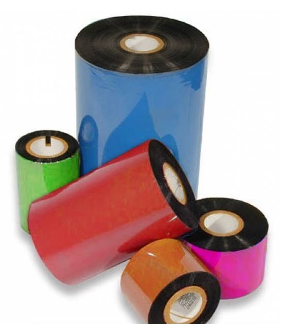 Риббон для текстиля и этикеток Красный 50мм х 300м RESIN OUT для принтеров с плоской термоголовкой