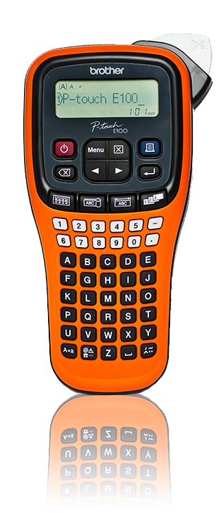 Brother PT-E100VP профессиональный принтер для маркировки электрического оборудования (шир. ленты 3,5-12 мм, автономный, кейс для переноски)