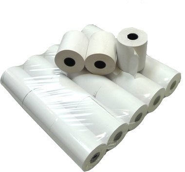 Кассовая лента 57*12*19м (57х12х19, 48гр/м2, ширина*втулка*длина, 57*19) для Эквайринга VeriFone VХ520, VX675, VX680, VX820