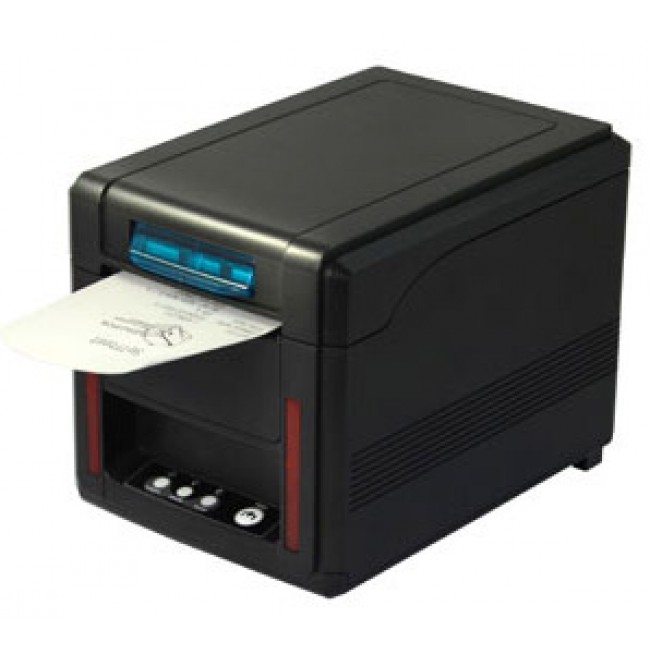 Принтер чеков DBS-80II ES (черный, ширина печати до 76 мм, скорость печати 300 мм/сек., USB, RS232, Ethernet ESC/POS, с автообрезчиком)