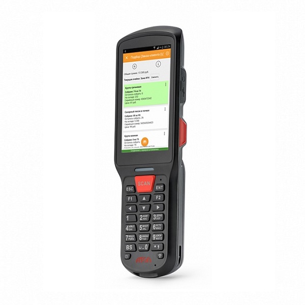 Мобильный терминал АТОЛ SMART.Lite (Android 7.0, 2D Imager, 4”, 2Гбх16Гб, Wi-Fi b/g/n, 5200 mAh, Bluetooth, БП, 46 835)