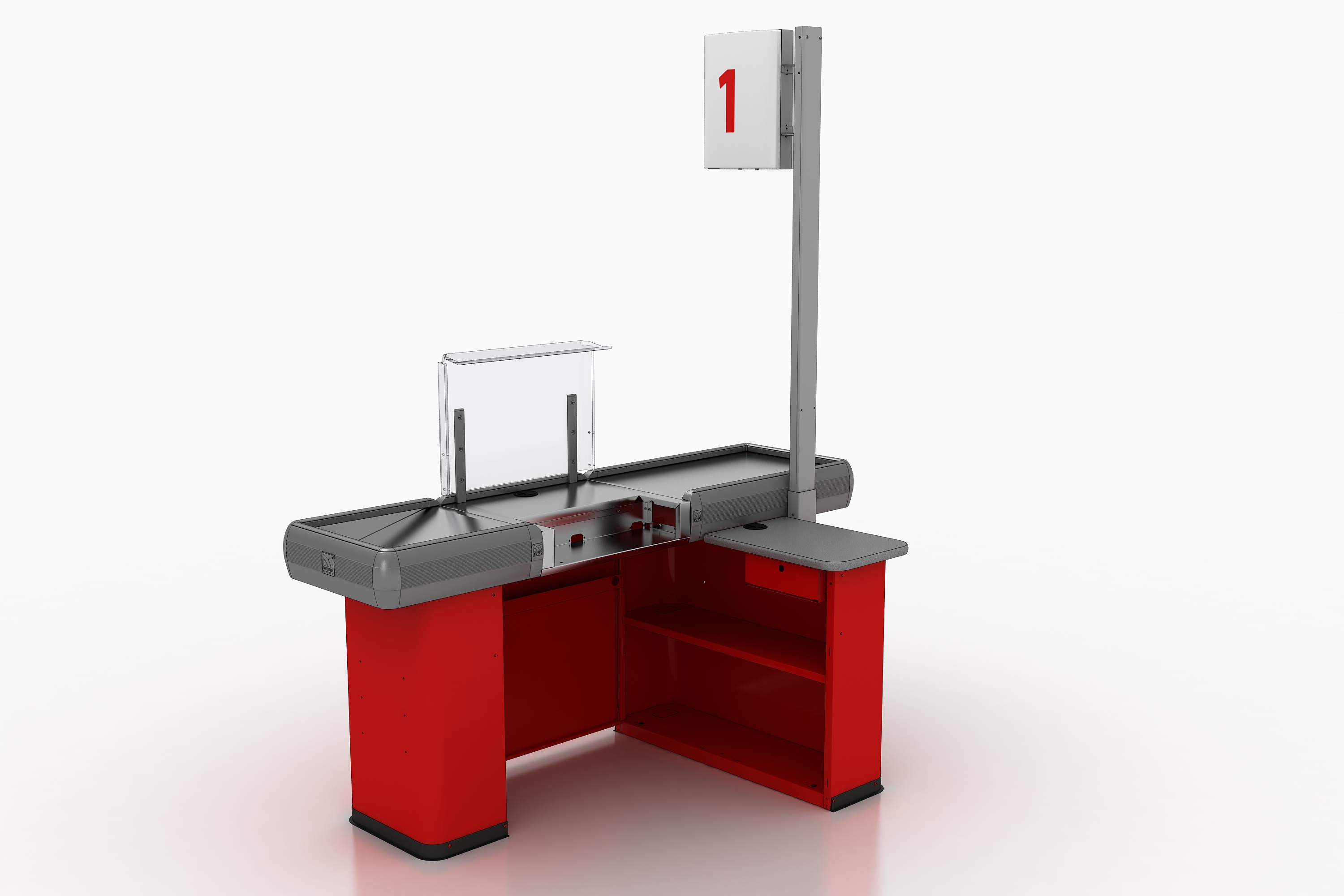 Типовые схемы расстановки и ориентация кассовых боксов 