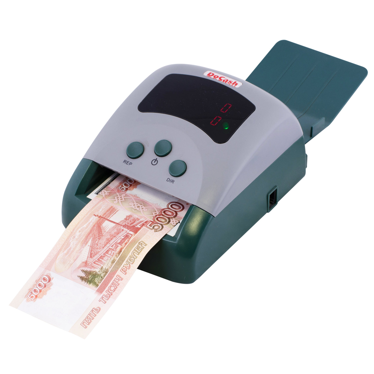 Детектор автомат рубли DoCash 410 RUB (с АКБ) 1 валюта, 90-100 банкнот/мин (детектирует купюры в 200 и 2000 рублей)