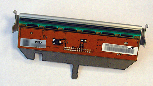 Печатающая термоголовка для принтера cab EOS1/ EOS4/EOS2/EOS5, разрешение печати 200dpi (5966096.001)