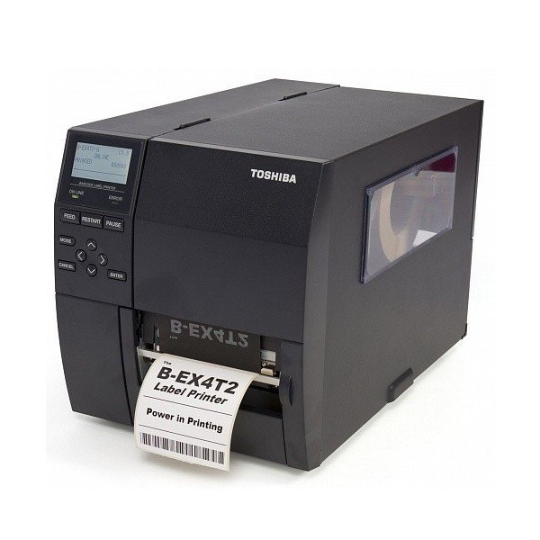 Toshiba B EX4T2 203 dpi Термотрансферный принтер (104 мм, 304,8 мм/сек, USB/Ethernet, плоская головка - Flat Head, B-EX4T2-GS12-QM-R, 18221168742)