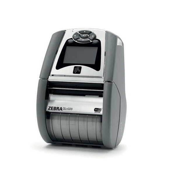 Мобильный печати этикеток Zebra QLN 320 QN3-AUNAEM11-00 (USB/WiFi, 72 мм, 203 dpi, термо, Серый)