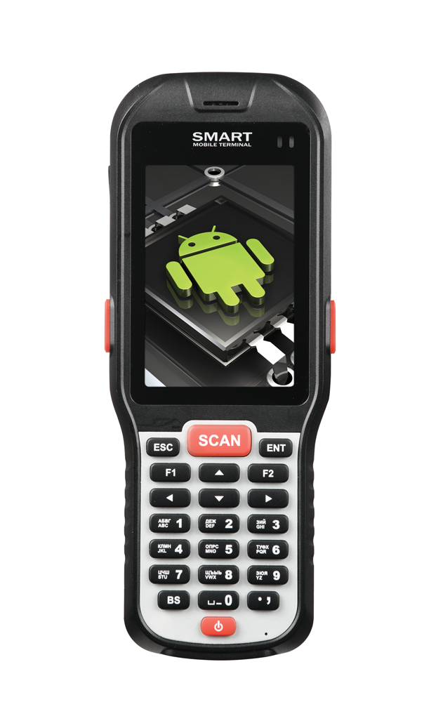 Мобильный терминал АТОЛ SMART.DROID (WinCE 6.0, 1D Laser, 3.5”, 256Mбх256Mб, Wi-Fi b/g/n, Bluetooth, БП) (art 37 260)