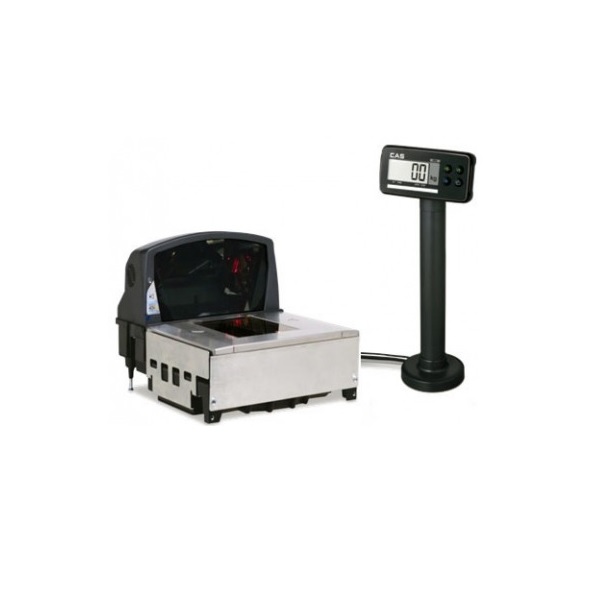 Встраиваемые весы CAS PDS II-15M для сканеров Metrologic (нерж.корпус, платформа с окном, светод.диспл., RS232)