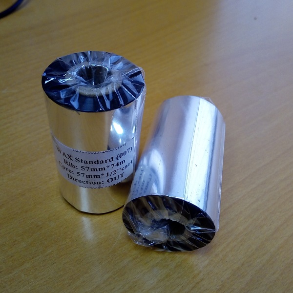 Риббон Wax-Resin OUT 57мм*74м*0.5" Черный (Black)