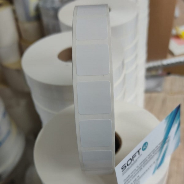 25х25 этикетки 5000 шт Полипропиленовые белые PP, вт 40 или 76мм