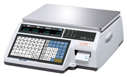 Весы CAS CL-5000J-IB 06/15/30 (TCP/IP) с печатью этикеток (нерж. платформа, ЖК-дисплей, 6000PLU)