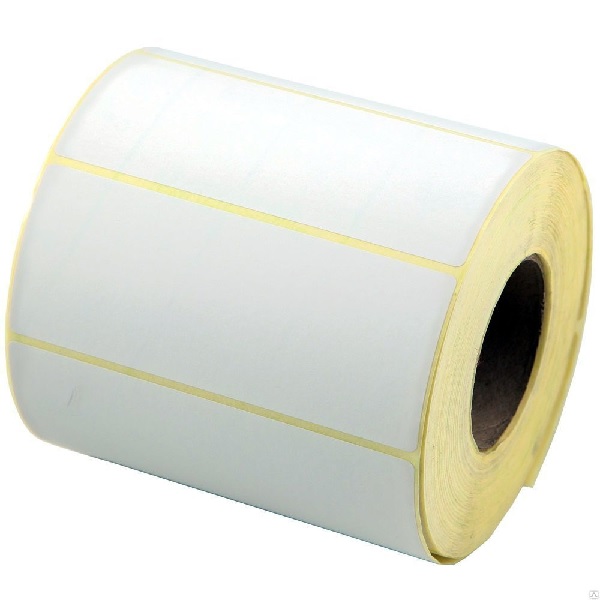 Этикетка 100*20/40-1000 ЭКО Термо (ширина*высота/втулка-этикеток в рулоне), белая 100х20