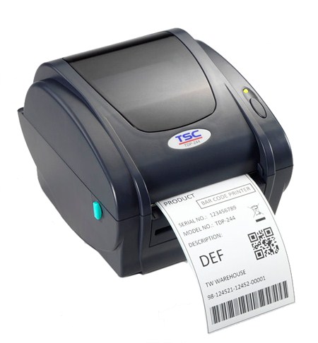 Принтер этикеток (термо, 203dpi) TSC TDP-244, PSU, черный/белый