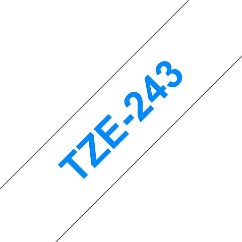 Brother TZe 243     18  ( , 8 )   Brother PT-E300VP, PT-E550WVP, PT-P750W, PT-2430PC, PT-2700VP, PT-P700, PT-9700PC
