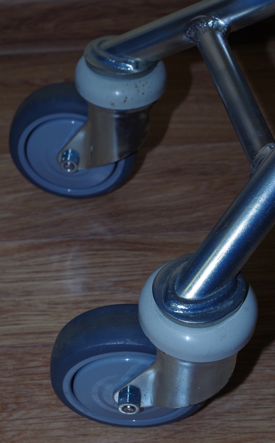 Тележка для покупателя 70 литров Оцинкованная сталь Разные цвета