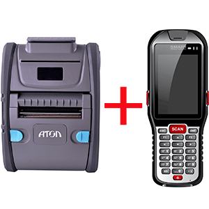 Мобильная маркировка с помощью ТСД АТОЛ Smart.Droid + мобильного принтера АТОЛ MLP2