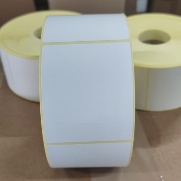 58мм*60мм Термоэтикетки ЭКО (3000 шт/рулон). 58х60 втулка 76 мм