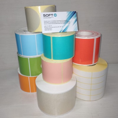 Производство самоклеящихся этикеток на заказ любого размера, из любого материала, с печатью или без